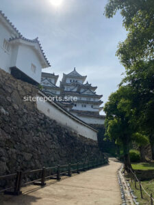 Himeji Castle, located in Himeji City, Hyogo Prefecture, Japan, is the largest castle in Japan and is designated as a National Treasure.