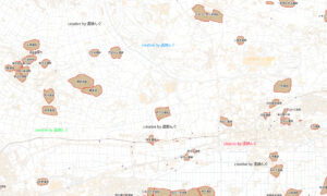 Archaeological sites around the construction site of TSMC Kumamoto Plant (JASM) (known buried cultural property inclusion sites)