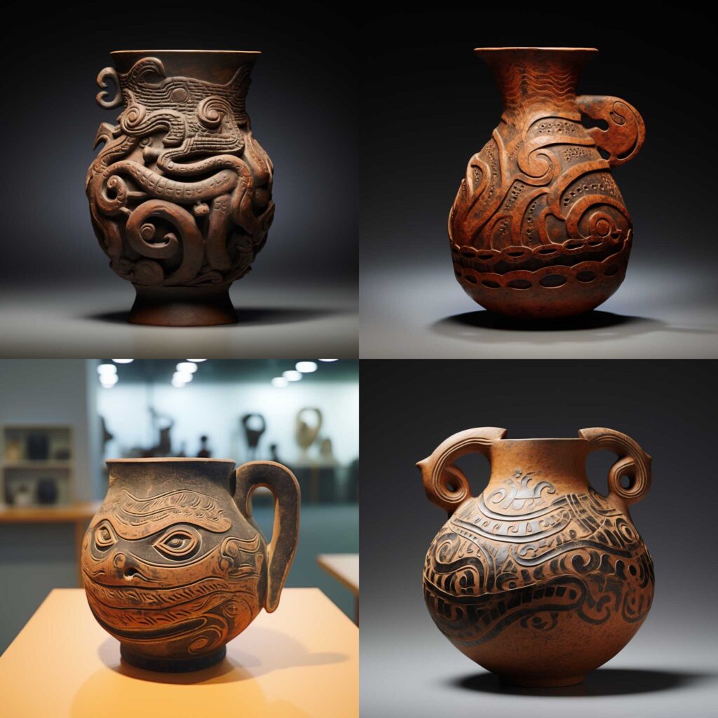 Midjourney:Jomon-Period-pottery-q-5