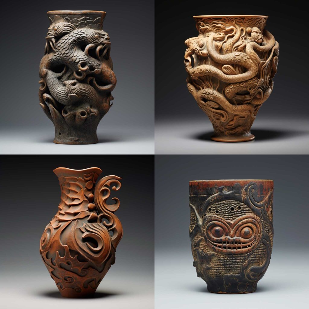 Midjourney:Jomon-ware-q-2