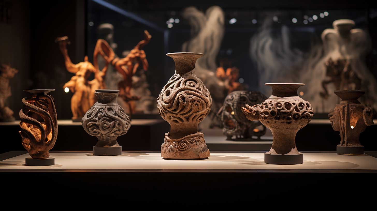 Challenging experiment using Midjourney, an image generation AI, to generate images of Jomon pottery.