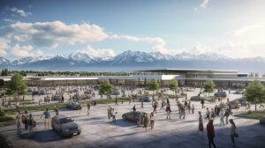 Excavation of buried cultural assets is underway at the site for the Yamanashi Prefecture Minami-Alps IC New Industrial Base Development Project. Costco Minami-Alps Warehouse is scheduled to open.