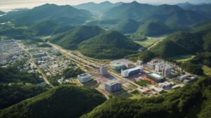 Relocation plan of Yamaguchi Prefectural General Medical Center and wide-area disaster prevention plaza development project on the right bank of the Saba River