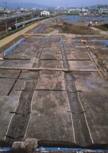 Road remains are ancient Tokaido Highway