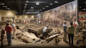 Excavation of the first construction area is complete.