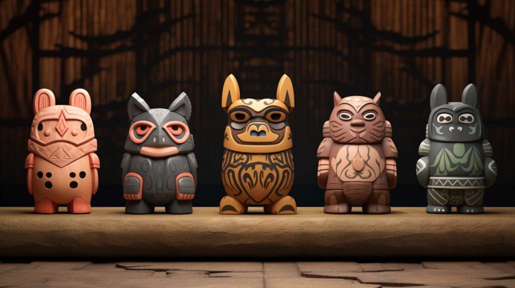 Dogu (clay figurines) are artifacts that exert a mysterious allure with their original and extremely deformed forms and beauty.