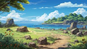 What terrestrial organisms were found during the environmental survey of Mage Island?