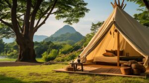 Site glamping plays an important role in passing on Japanese history and culture to future generations