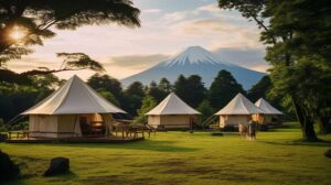 Glamping boom in archaeological parks throughout Japan?