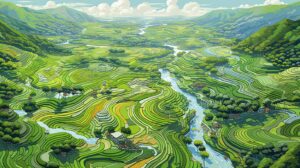 Yashiro Smart Interchange and Koshoku Jouri paddy field site