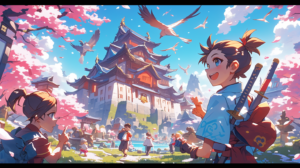 Five recommended books for primary schools students to enjoy learning about Japanese castles.