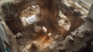 Excavation of buried cultural properties serves the public interest of protecting these properties